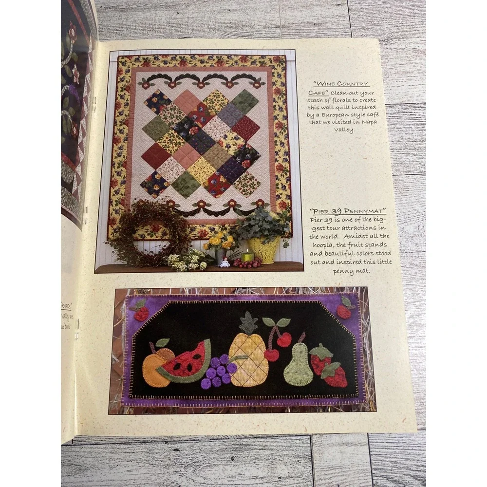 Once Upon A Summer Heather Mulder Peterson 2004 Quilt Pattern Book Anka Treasure